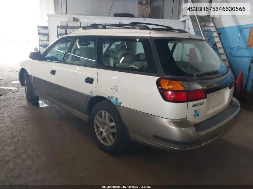 2004 Subaru Outback VIN: 4S3BH675846630566 Lot: 42698733