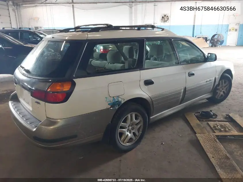2004 Subaru Outback VIN: 4S3BH675846630566 Lot: 42698733