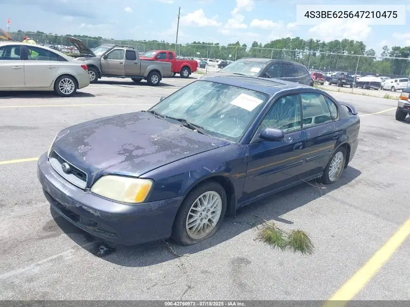 2004 Subaru Legacy L/L W/35Th Anniversary Edition VIN: 4S3BE625647210475 Lot: 42760973