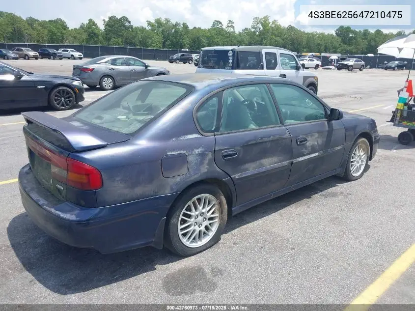 2004 Subaru Legacy L/L W/35Th Anniversary Edition VIN: 4S3BE625647210475 Lot: 42760973