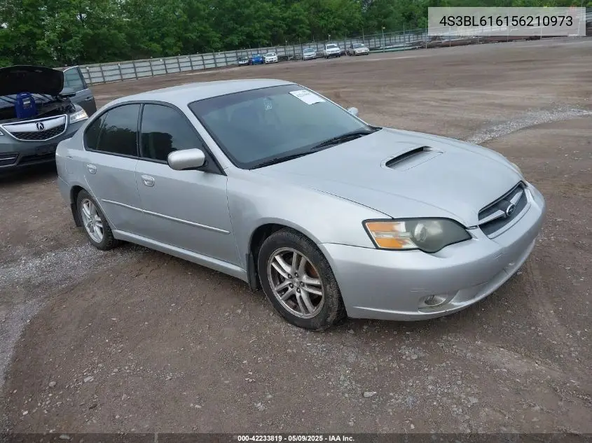 2005 Subaru Legacy 2.5I VIN: 4S3BL616156210973 Lot: 42233819