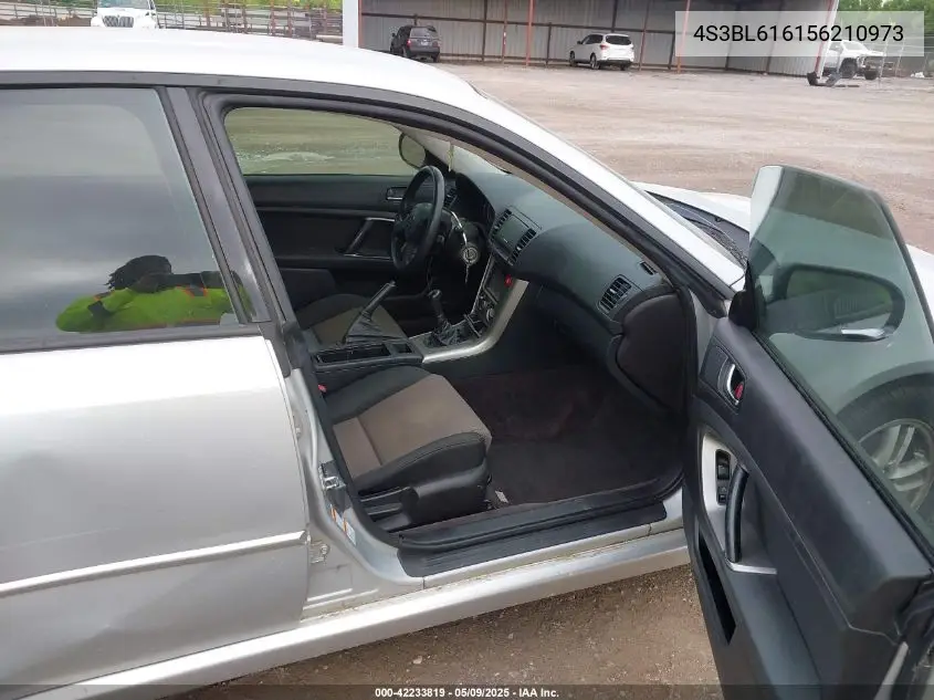 2005 Subaru Legacy 2.5I VIN: 4S3BL616156210973 Lot: 42233819