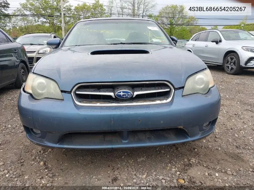 2005 Subaru Legacy 2.5Gt VIN: 4S3BL686654205267 Lot: 42235914