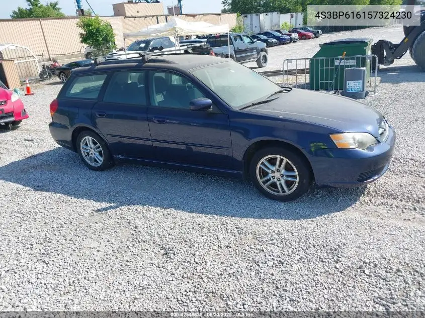 2005 Subaru Legacy 2.5I VIN: 4S3BP616157324230 Lot: 42548635
