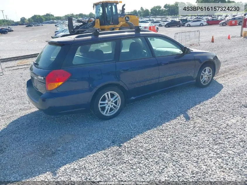 2005 Subaru Legacy 2.5I VIN: 4S3BP616157324230 Lot: 42548635
