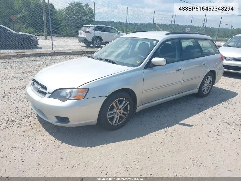 2005 Subaru Legacy 2.5I VIN: 4S3BP616457348294 Lot: 42591067