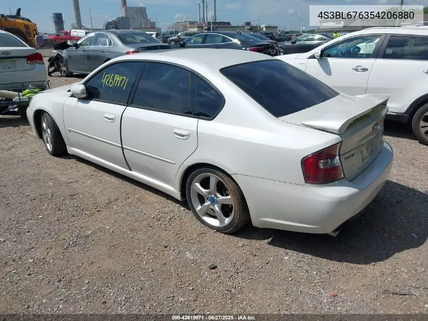 2005 Subaru Legacy 2.5Gt Limited VIN: 4S3BL676354206880 Lot: 42619971