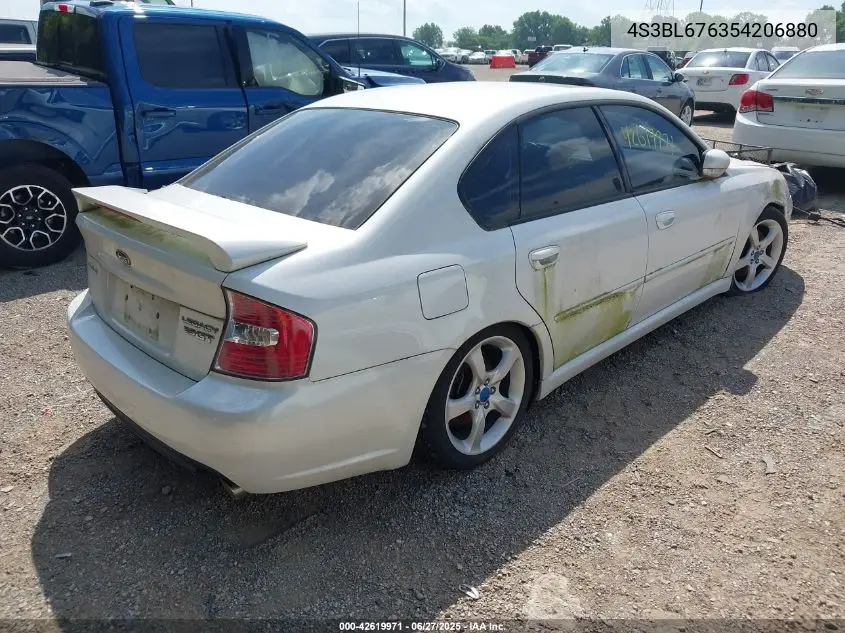 2005 Subaru Legacy 2.5Gt Limited VIN: 4S3BL676354206880 Lot: 42619971