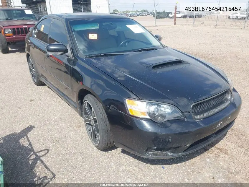 2005 Subaru Legacy 2.5Gt Limited VIN: 4S3BL676454215457 Lot: 42625026
