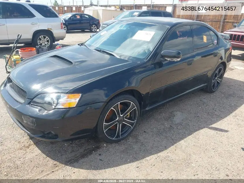 2005 Subaru Legacy 2.5Gt Limited VIN: 4S3BL676454215457 Lot: 42625026