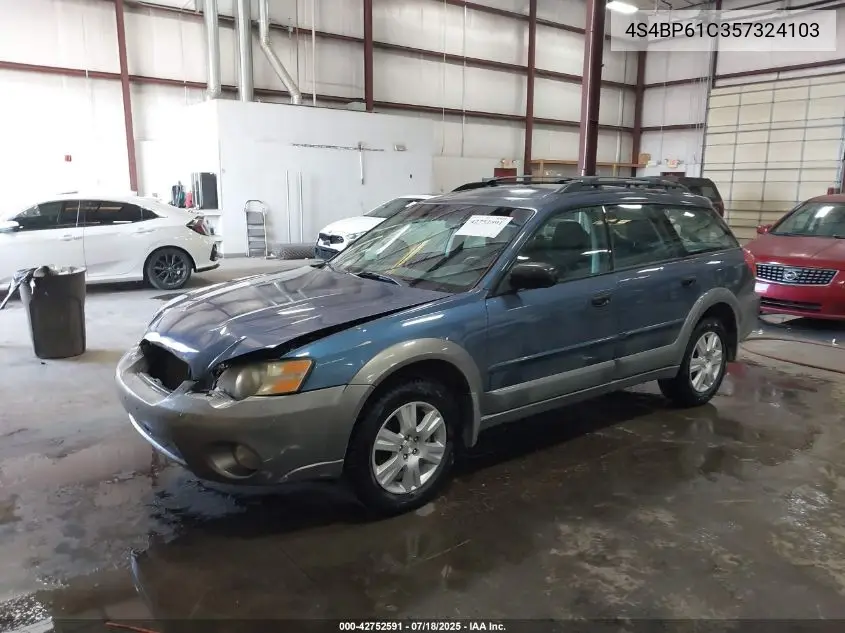 2005 Subaru Legacy (Natl) 2.5I/Outback VIN: 4S4BP61C357324103 Lot: 42752591