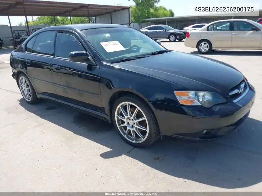 2005 Subaru Legacy 2.5I Limited VIN: 4S3BL626256200175 Lot: 42776403