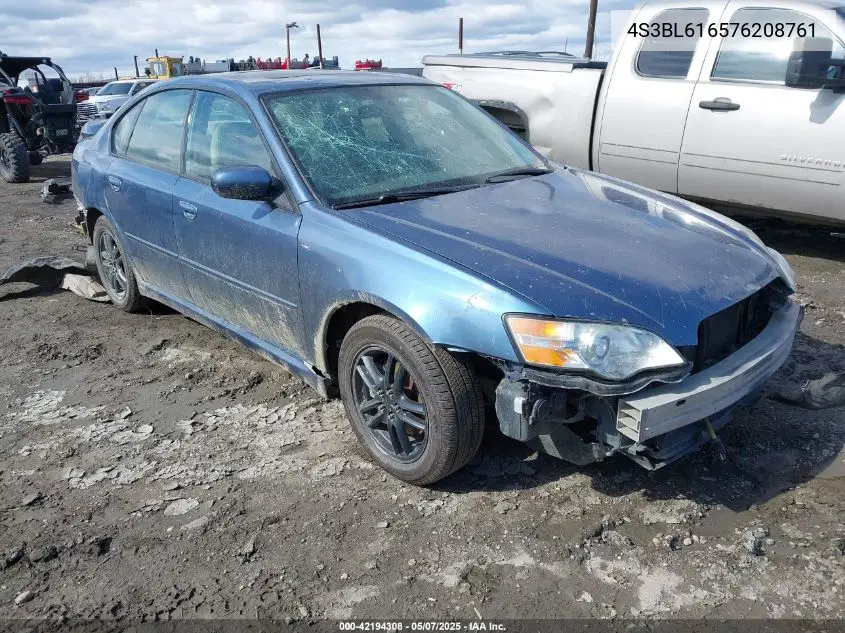 2007 Subaru Legacy 2.5I VIN: 4S3BL616576208761 Lot: 42194308
