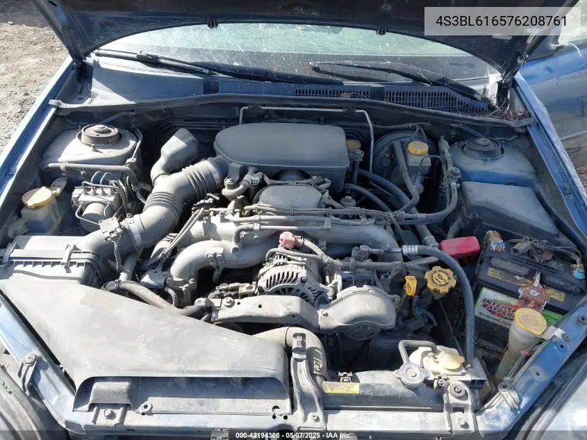 2007 Subaru Legacy 2.5I VIN: 4S3BL616576208761 Lot: 42194308