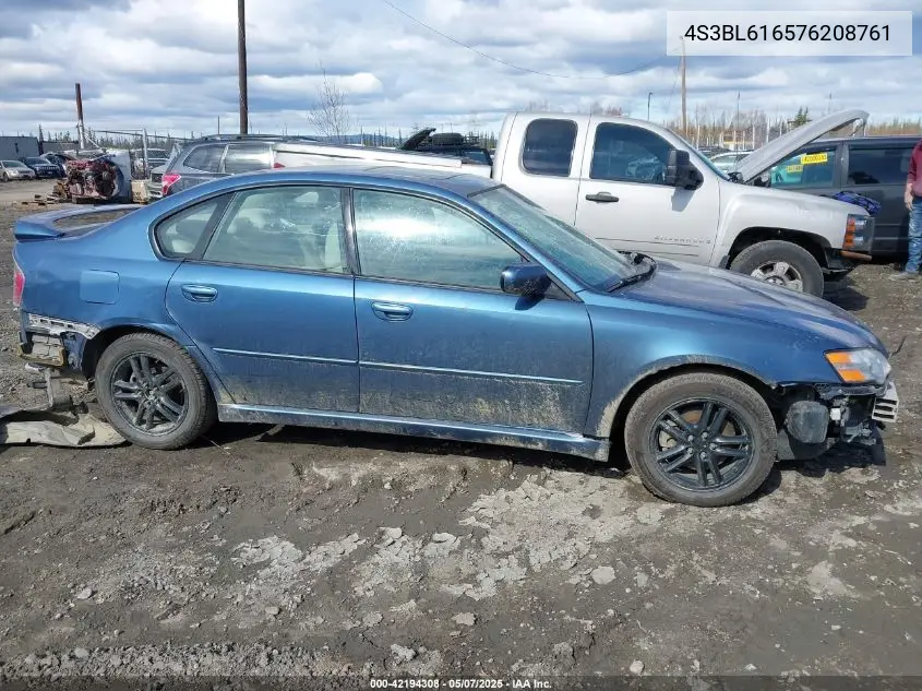 2007 Subaru Legacy 2.5I VIN: 4S3BL616576208761 Lot: 42194308