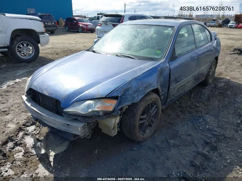 2007 Subaru Legacy 2.5I VIN: 4S3BL616576208761 Lot: 42194308