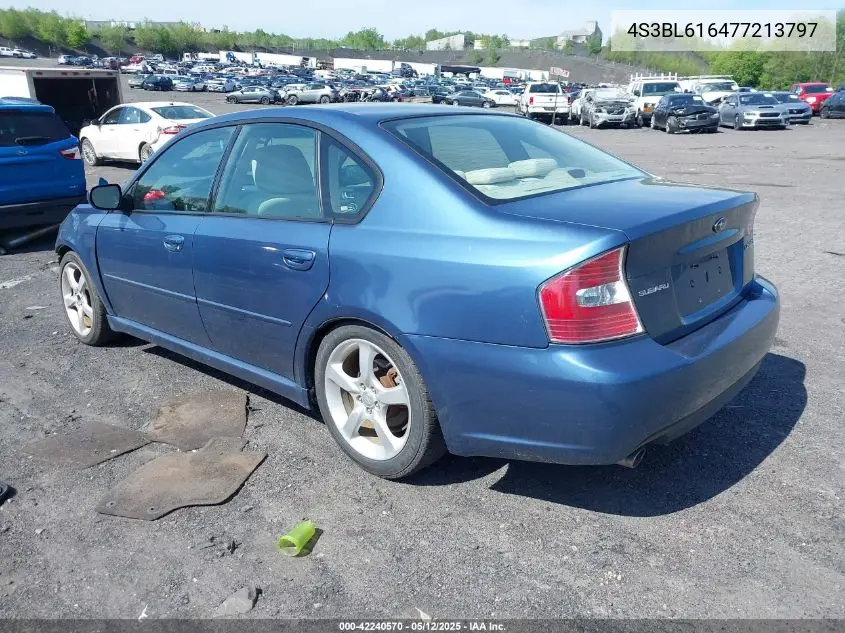 2007 Subaru Legacy 2.5I VIN: 4S3BL616477213797 Lot: 42240570