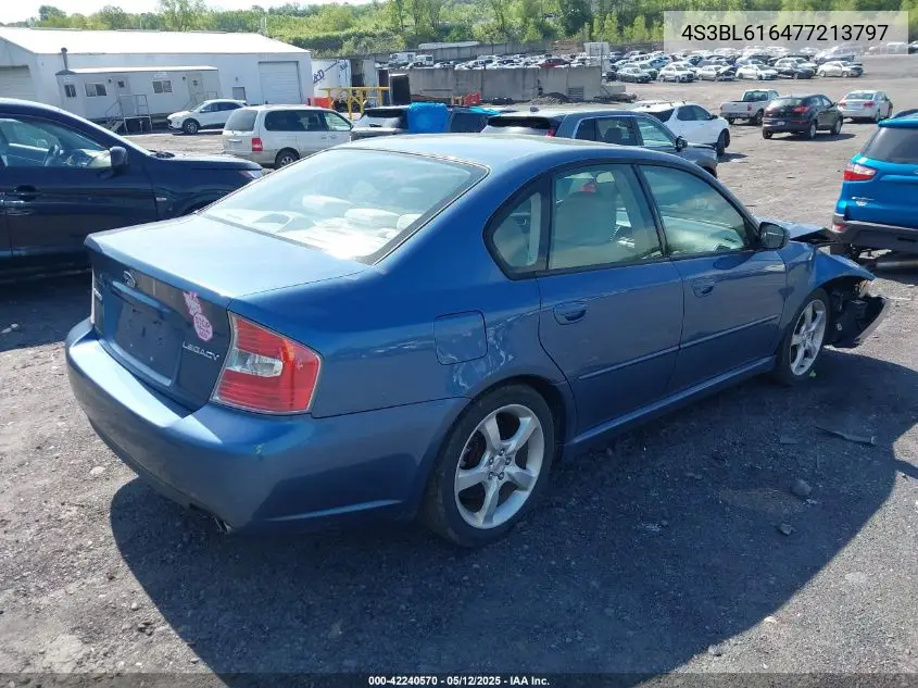 2007 Subaru Legacy 2.5I VIN: 4S3BL616477213797 Lot: 42240570
