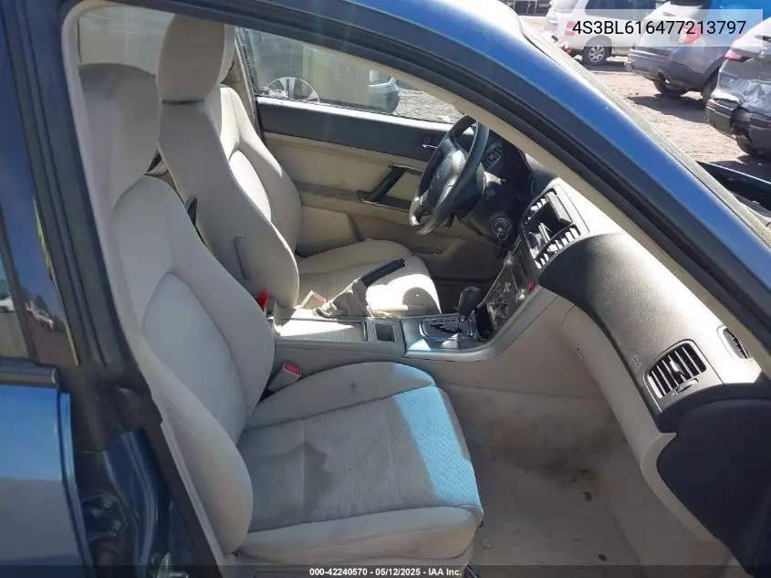 2007 Subaru Legacy 2.5I VIN: 4S3BL616477213797 Lot: 42240570