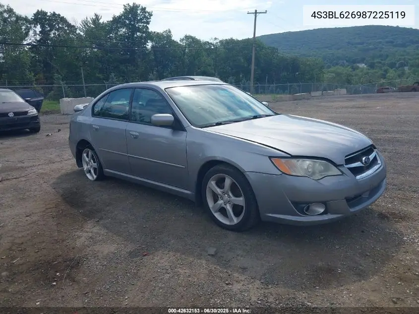 2008 Subaru Legacy 2.5I Limited VIN: 4S3BL626987225119 Lot: 42632153