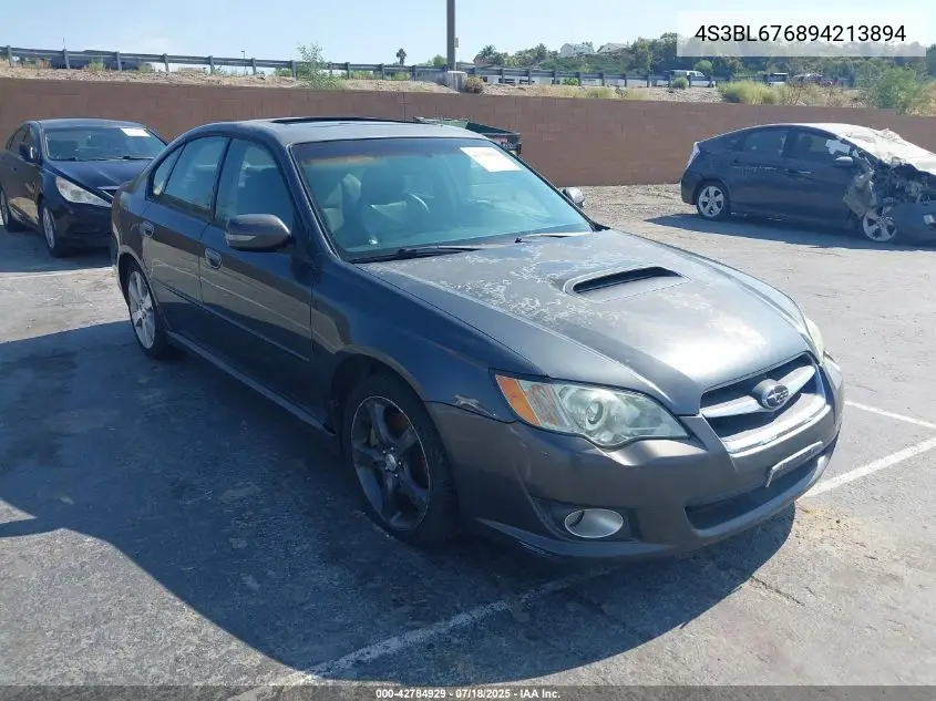 2009 Subaru Legacy 2.5Gt Limited VIN: 4S3BL676894213894 Lot: 42784929