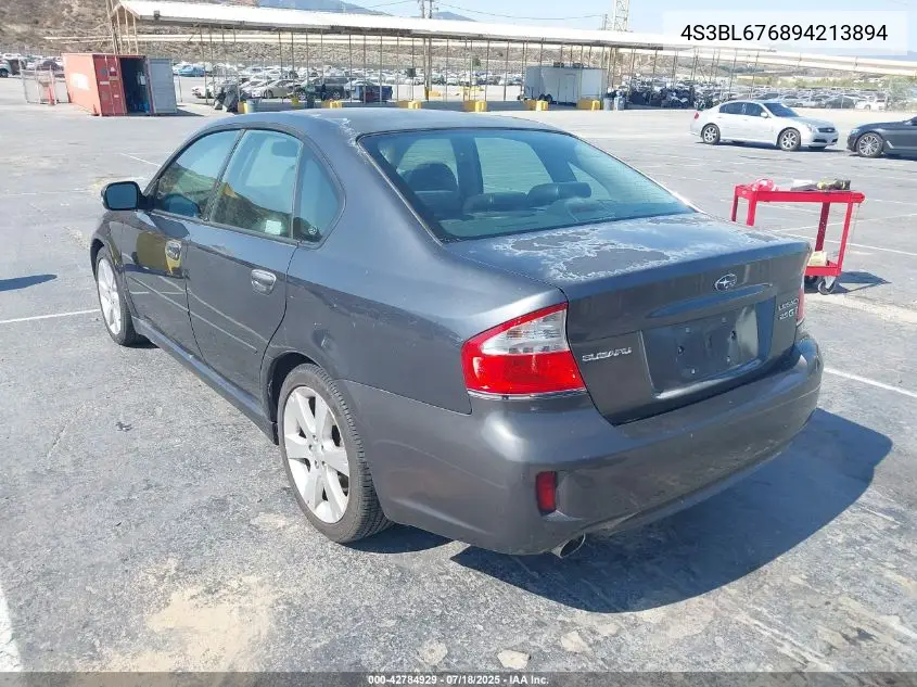 2009 Subaru Legacy 2.5Gt Limited VIN: 4S3BL676894213894 Lot: 42784929