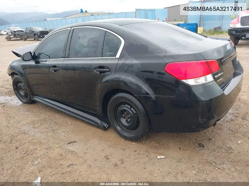 2010 Subaru Legacy 2.5I VIN: 4S3BMBA65A3217491 Lot: 42243996