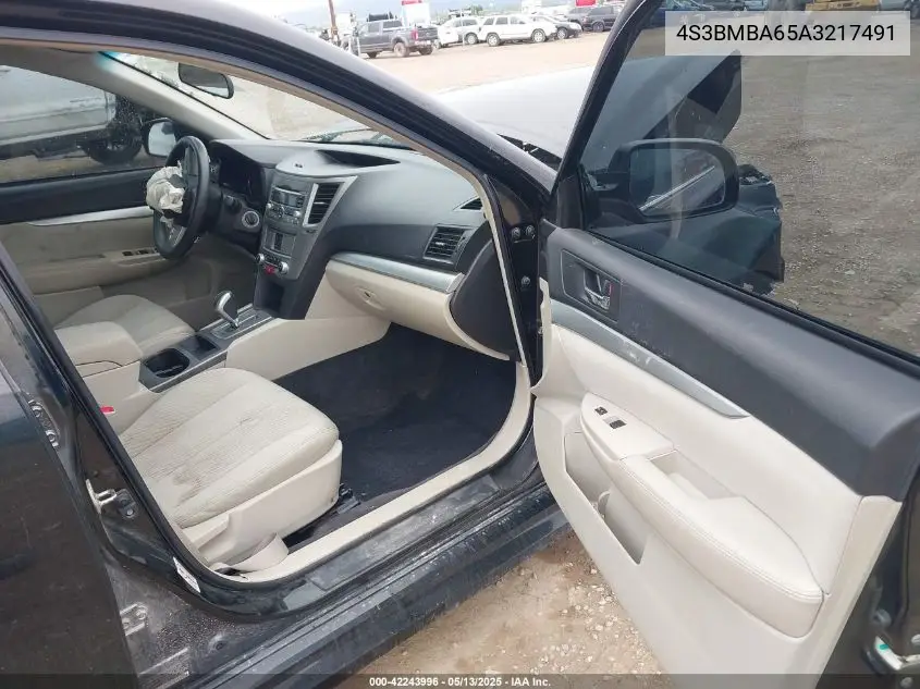 2010 Subaru Legacy 2.5I VIN: 4S3BMBA65A3217491 Lot: 42243996