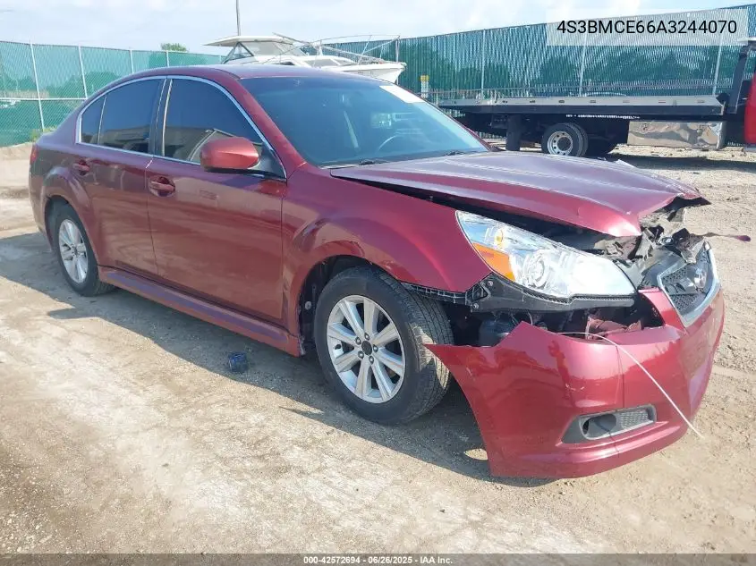 2010 Subaru Legacy 2.5I Premium VIN: 4S3BMCE66A3244070 Lot: 42572694