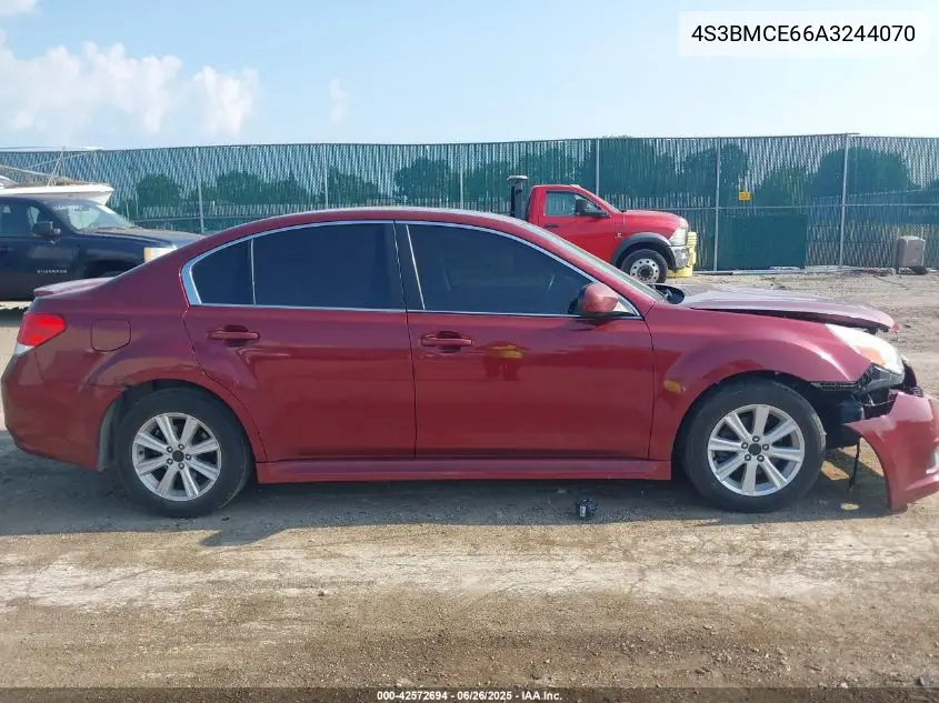 2010 Subaru Legacy 2.5I Premium VIN: 4S3BMCE66A3244070 Lot: 42572694