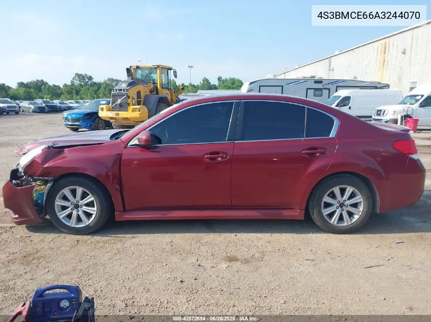 2010 Subaru Legacy 2.5I Premium VIN: 4S3BMCE66A3244070 Lot: 42572694