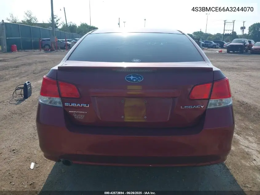 2010 Subaru Legacy 2.5I Premium VIN: 4S3BMCE66A3244070 Lot: 42572694