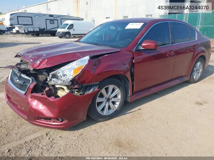 2010 Subaru Legacy 2.5I Premium VIN: 4S3BMCE66A3244070 Lot: 42572694