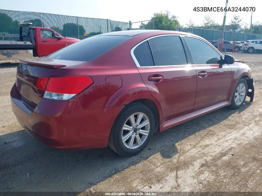 2010 Subaru Legacy 2.5I Premium VIN: 4S3BMCE66A3244070 Lot: 42572694