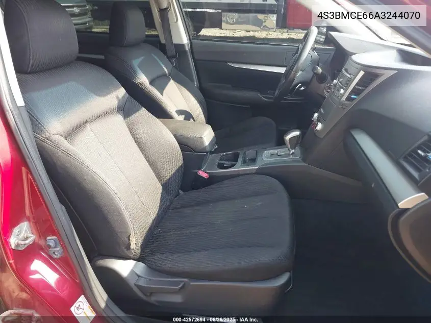 2010 Subaru Legacy 2.5I Premium VIN: 4S3BMCE66A3244070 Lot: 42572694