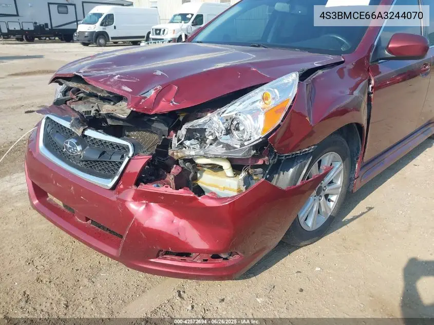 2010 Subaru Legacy 2.5I Premium VIN: 4S3BMCE66A3244070 Lot: 42572694