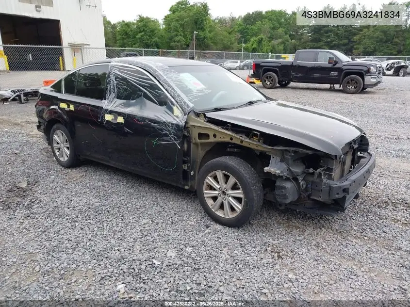 2010 Subaru Legacy 2.5I Premium VIN: 4S3BMBG69A3241834 Lot: 42580282