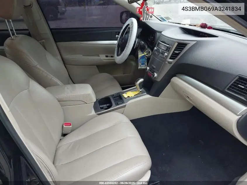 2010 Subaru Legacy 2.5I Premium VIN: 4S3BMBG69A3241834 Lot: 42580282