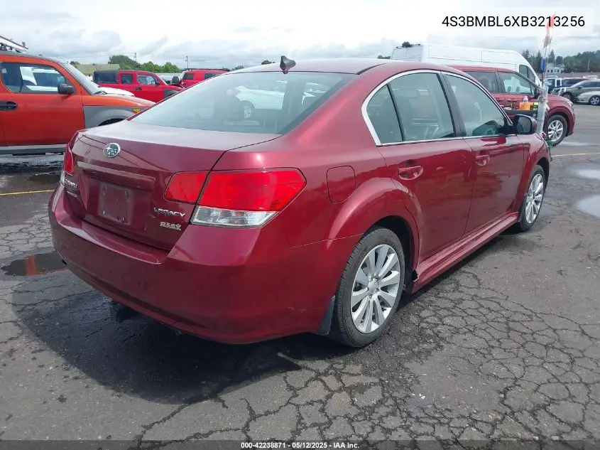 2011 Subaru Legacy 2.5I Limited VIN: 4S3BMBL6XB3213256 Lot: 42238871