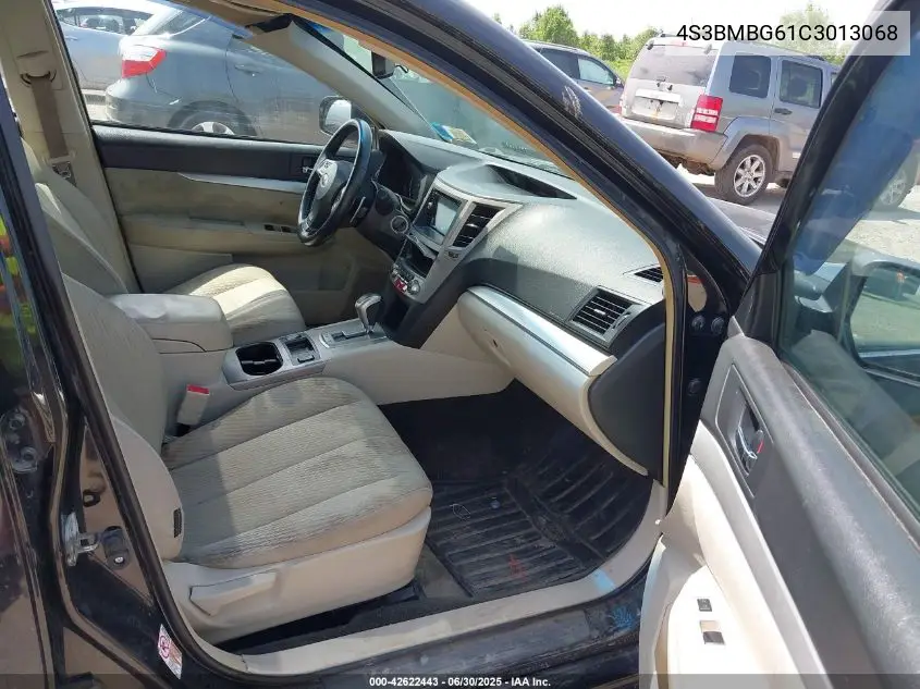 2012 Subaru Legacy 2.5I Premium VIN: 4S3BMBG61C3013068 Lot: 42622443