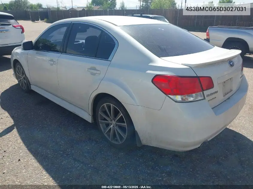 2013 Subaru Legacy 2.5 I Sport VIN: 4S3BMCG65D3027031 Lot: 42210669
