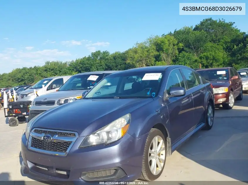 2013 Subaru Legacy 2.5I Premium VIN: 4S3BMCG68D3026679 Lot: 42253730