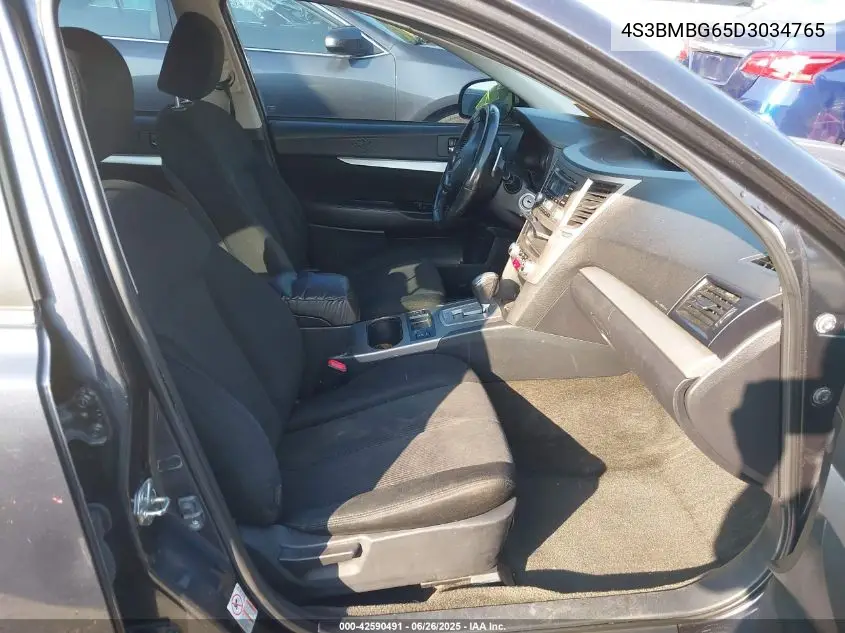 2013 Subaru Legacy 2.5I Premium VIN: 4S3BMBG65D3034765 Lot: 42590491