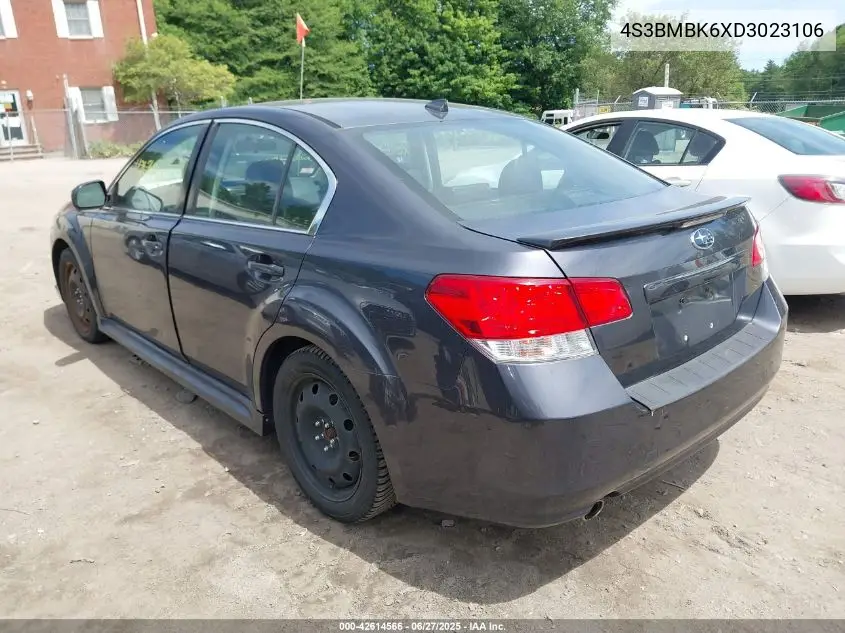 2013 Subaru Legacy 2.5I Limited VIN: 4S3BMBK6XD3023106 Lot: 42614566
