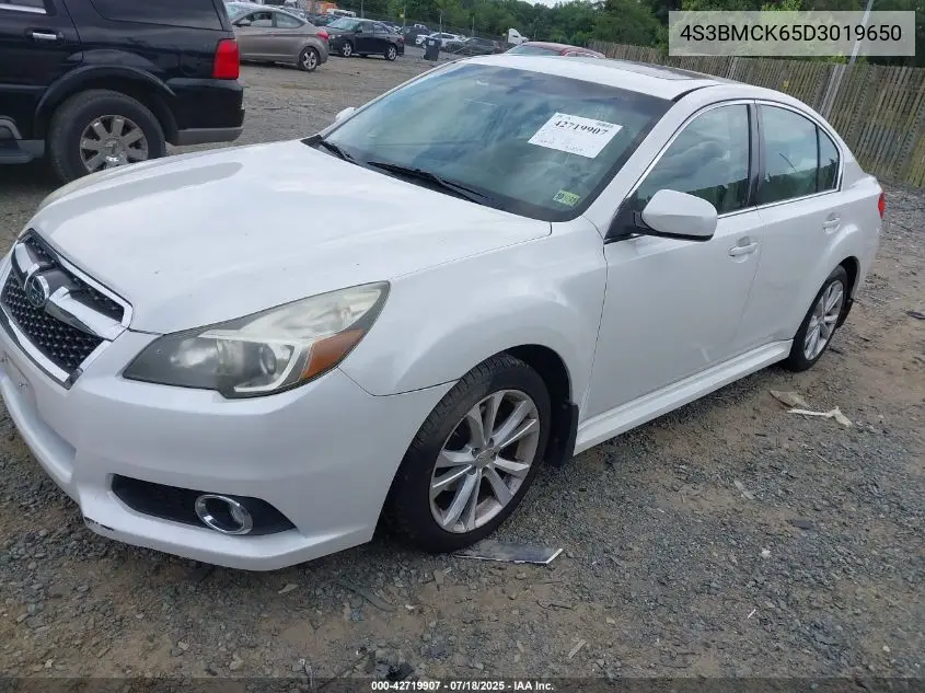 2013 Subaru Legacy 2.5I Limited VIN: 4S3BMCK65D3019650 Lot: 42719907
