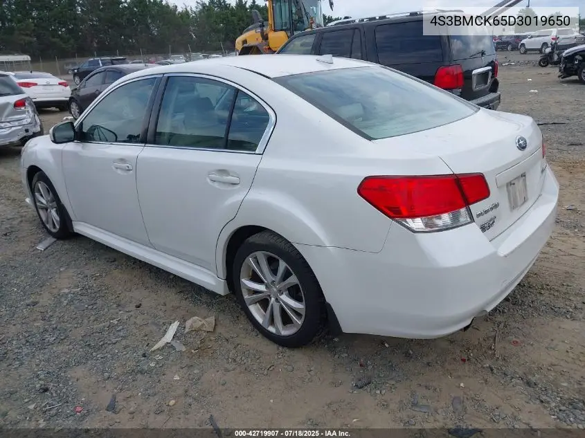 2013 Subaru Legacy 2.5I Limited VIN: 4S3BMCK65D3019650 Lot: 42719907