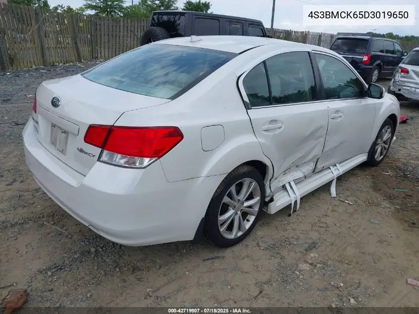 2013 Subaru Legacy 2.5I Limited VIN: 4S3BMCK65D3019650 Lot: 42719907