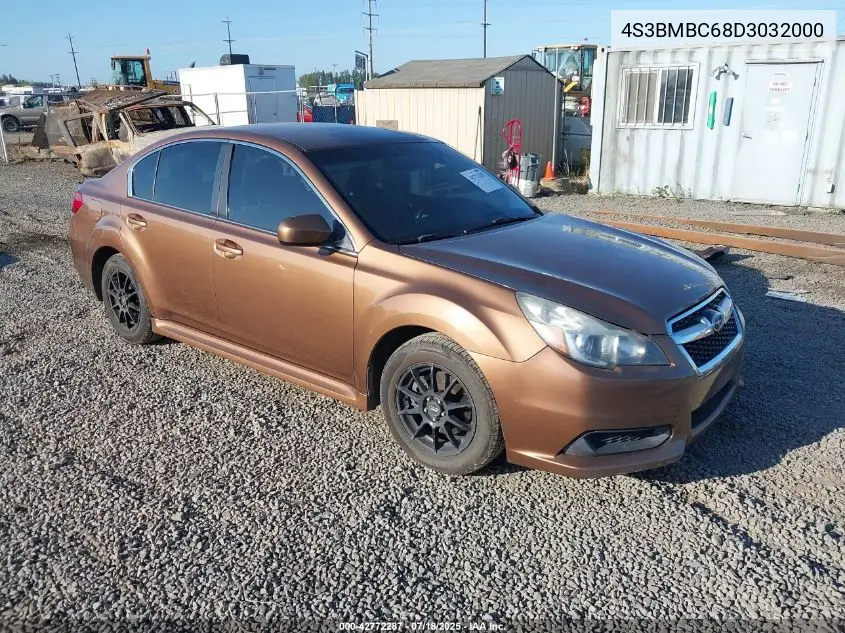 2013 Subaru Legacy 2.5I Premium VIN: 4S3BMBC68D3032000 Lot: 42772287