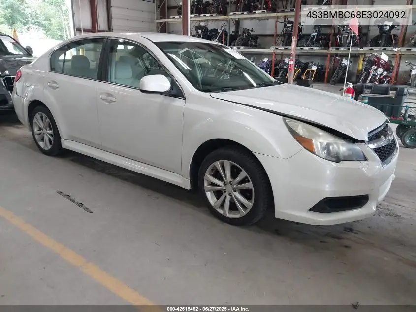 2014 Subaru Legacy 2.5I Premium VIN: 4S3BMBC68E3024092 Lot: 42615462