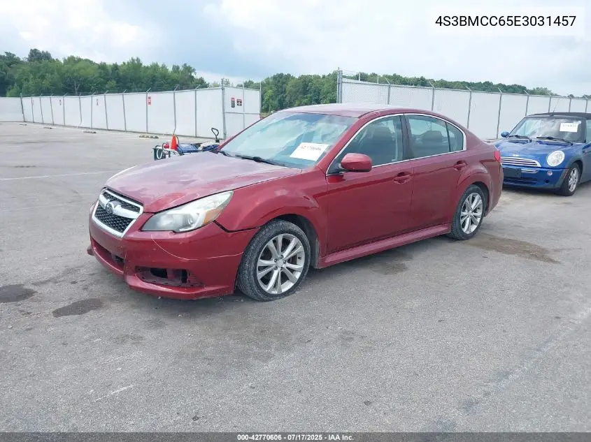 2014 Subaru Legacy 2.5I Premium VIN: 4S3BMCC65E3031457 Lot: 42770606